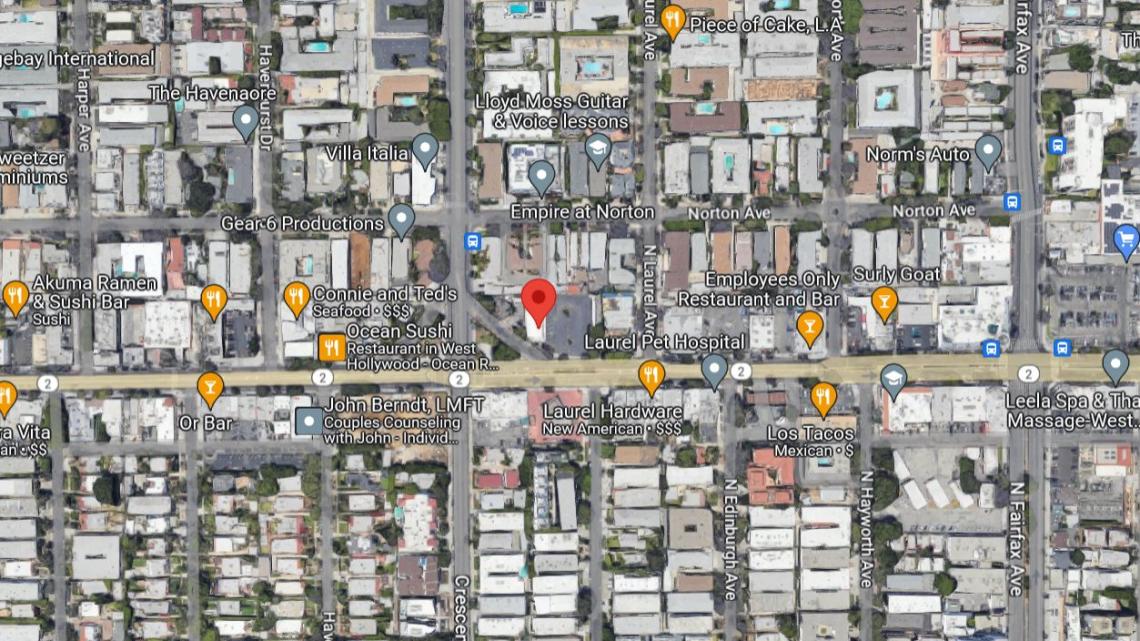 Mixed-use development pitched for 8025 Santa Monica Boulevard in